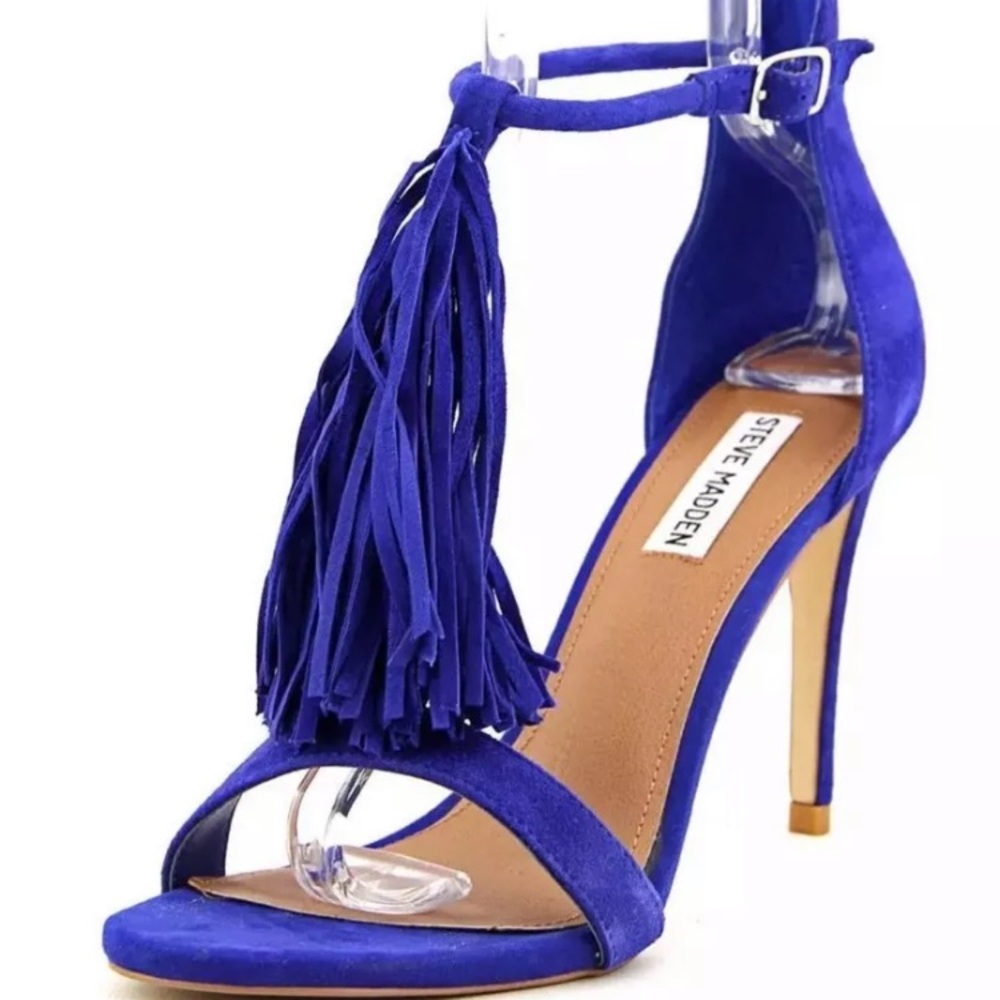 Steve Madden Suede Fringe Sandals